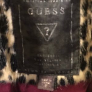 Guess leopard print coat